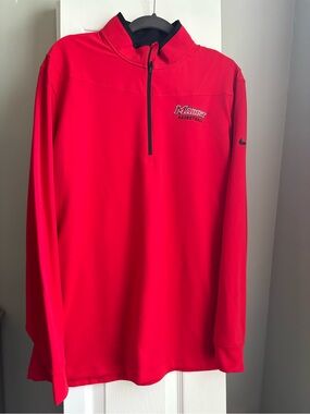 Nike Golf Men's Marist Basketball Red Quarter-Zip Pullover